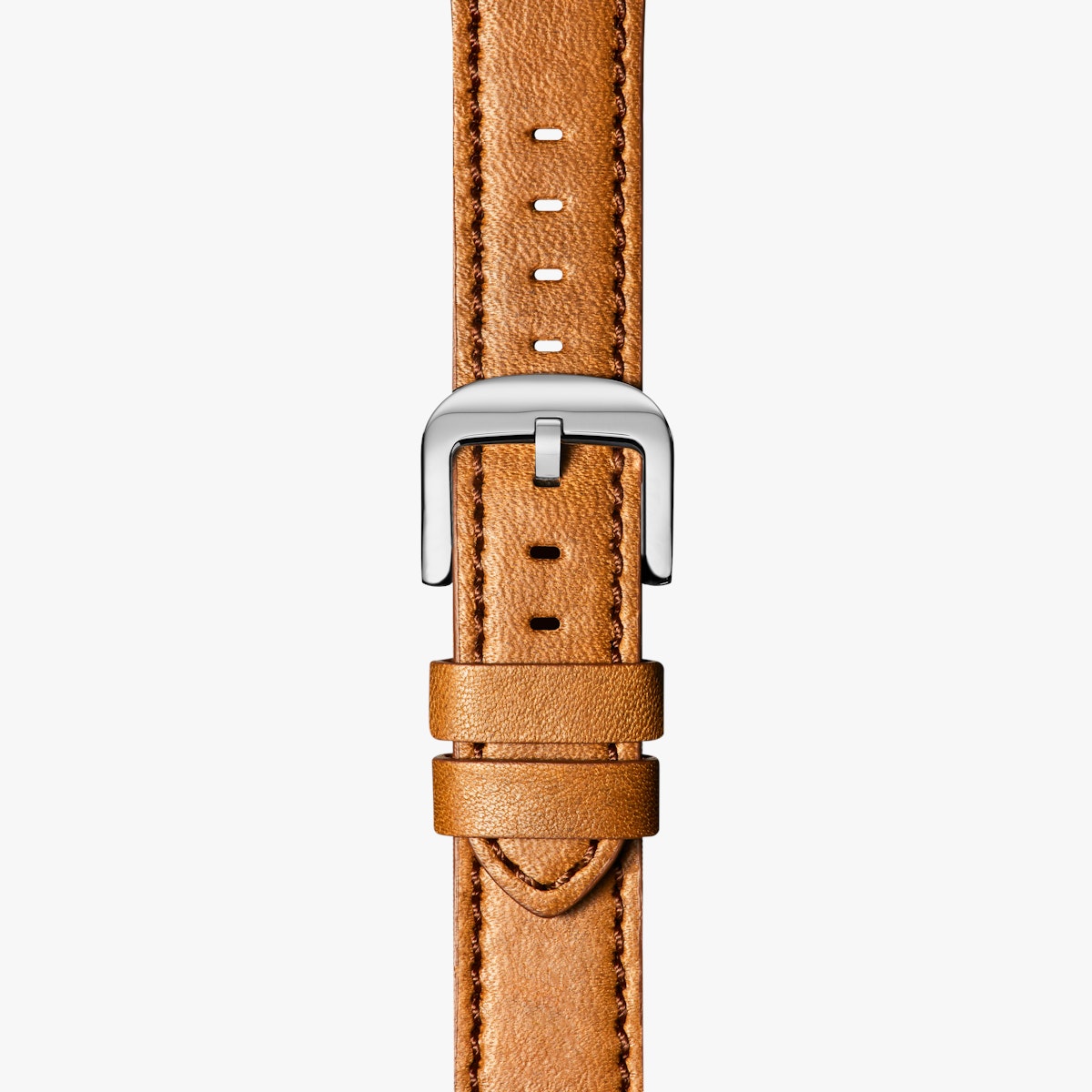 20mm Bourbon Leather Strap Shinola Detroit